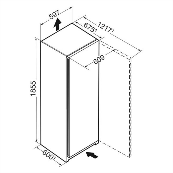 Liebherr Fridge Freestanding S/S 399 L - Image 2