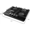 Cecotec Bolero Gas Hob 4 Burner Black - Image 2