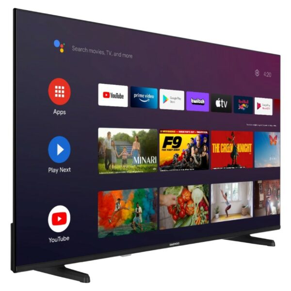Daewoo TV 55 in 4K HDR Google Android - Image 2
