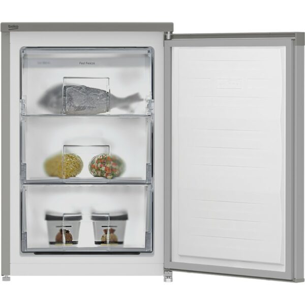 Beko Freezer 3 Drawer Table Top Silver - Image 2