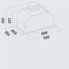 Falmec Hood Built-in S/Steel 50 cm - Image 2