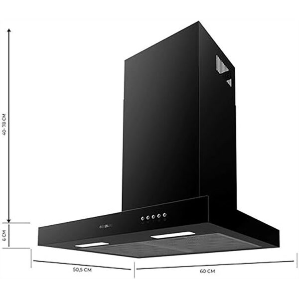 Cecotec Hood Bolero T-Shaped Black 60 cm - Image 2