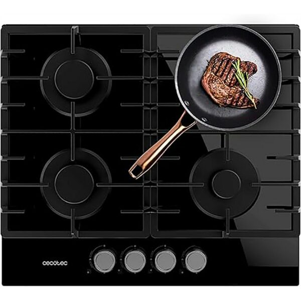 Cecotec Bolero Gas Hob 4 Burner Black - Image 3
