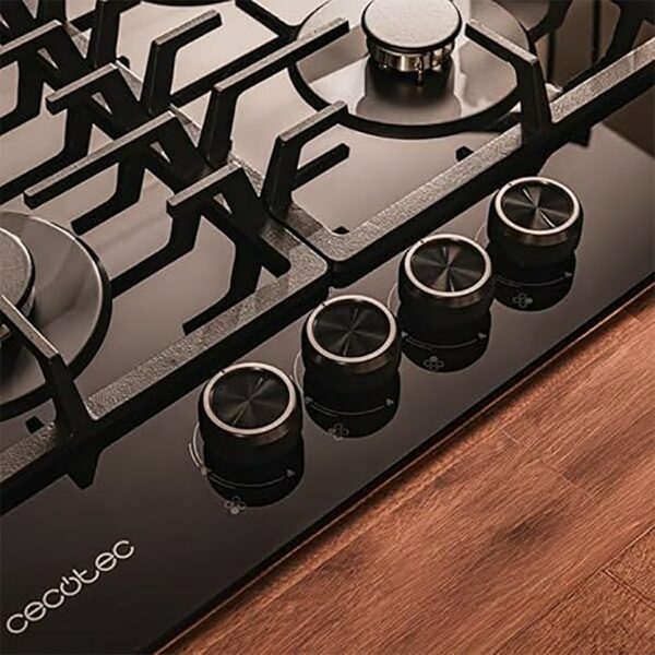 Cecotec Bolero Gas Hob 4 Burner Black - Image 6