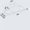 Falmec Hood Virgola Evolution S/S 90 cm - Image 7