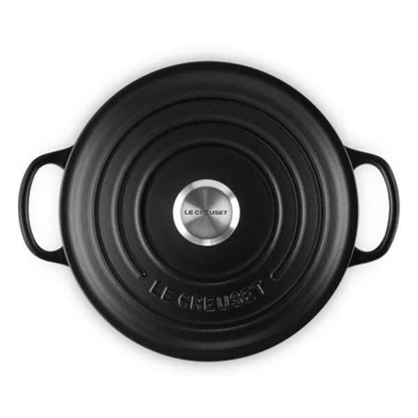 Le Creuset Round Casserole S/Black 20 cm - Image 3