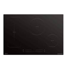 77 cm induction hob, 1 bridge – Black glass