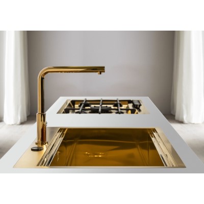 Foster Sink Milanello Gold Flush Mount - Image 4
