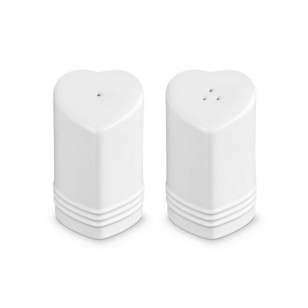 Le Creuset Heart Shakers White Salt And Pepper