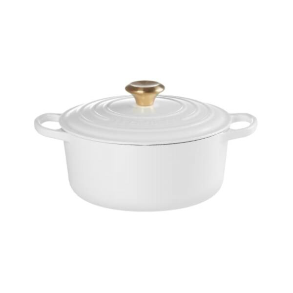 Le Creuset Round Casserole White 24 cm