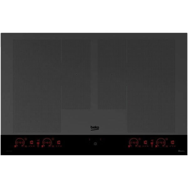 Beko Hob Induction M/Black 8 Zones 80 cm