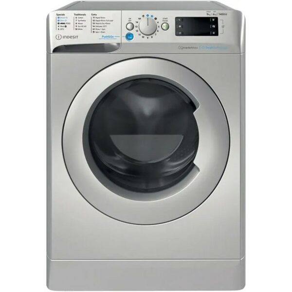 Indesit Washer Dryer 9/6 Kg Silver 1400r