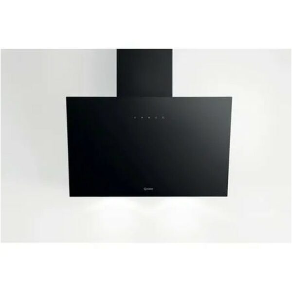 Indesit Cooker Hood Angled Black 60 cm