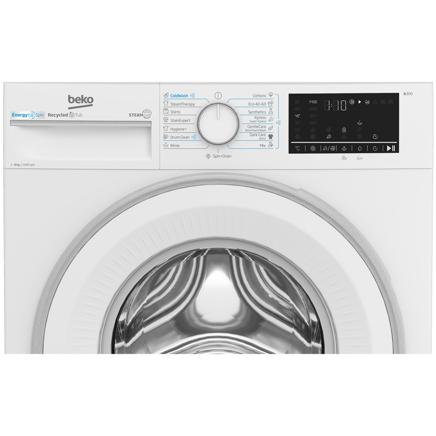 Beko 9 Kg Washing Machine Wht. 1400 rpm - Image 4