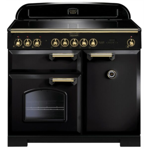 RangeMaster DL Electric Range Black/Brass
