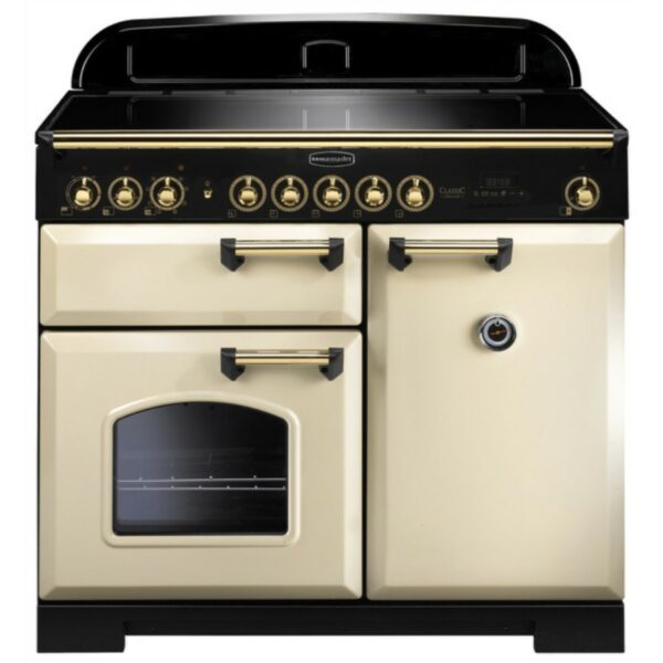RangeMaster DL 100 Induction Cream Brass
