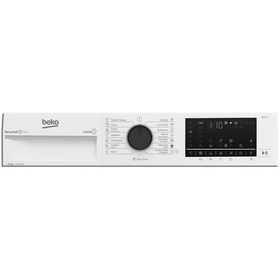 Beko 12kg Washing Machine 1400 RPM Wht - Image 6