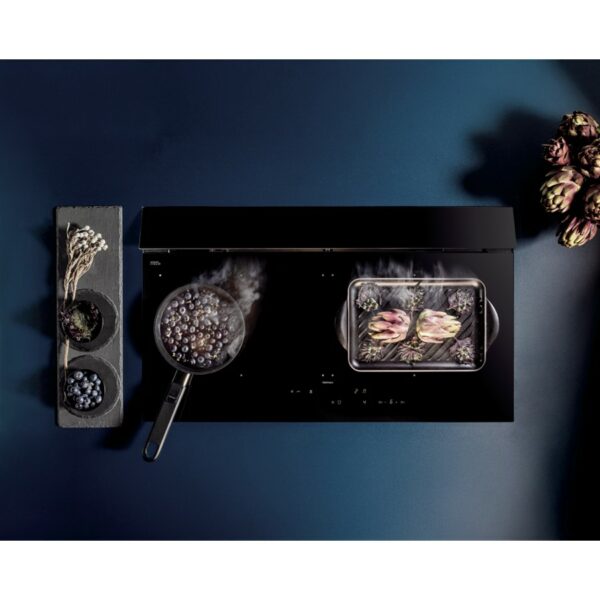 Falmec Aspiration Hob Matt Black 90 cm